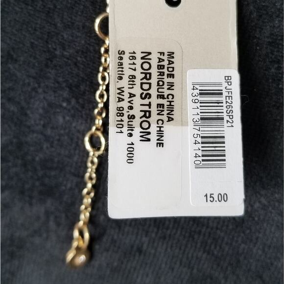 Nordstrom Bp Chain & Beaded Layered Necklaces Flying Heart Pendant - Picture 4 of 4